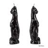 7 Inch Sitting Black Egyptian Cat Candle