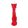 7 Inch Sitting Red Egyptian Cat Candle
