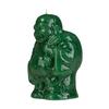 8 Inch Tall Green Buddha Of Happiness