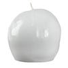 3 Inch Tall White Skull Candle - Flat Sitter