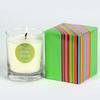 Ergo Soy Candle Spectrum- 7Oz Candle In Clear Glass- Greener Pastures