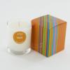 Ergo Soy Candle Spectrum Collection- 7Oz Candle In Clear Glass Tangelo