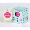 Ergo Soy Candle Solo Collection- 7Oz Candle In Clear Glass- Grapefruit