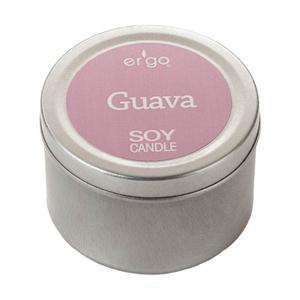 Ergo Soy Candle 2Oz Travel Tins To Go- Guava