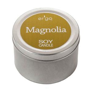 Ergo Soy Candle 2Oz Travel Tins To Go- Magnolia