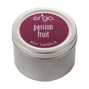 Ergo Soy Candle 2Oz Travel Tins To Go- Passion Fruit
