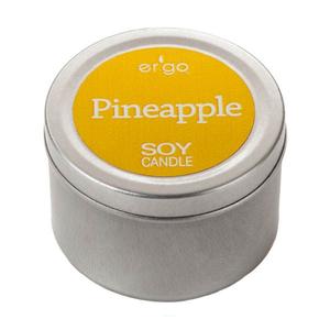 Ergo Soy Candle 2Oz Travel Tins To Go- Pineapple