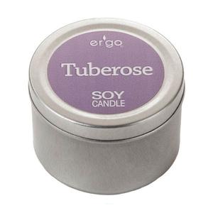 Ergo Soy Candle 2Oz Travel Tins To Go- Tuberose