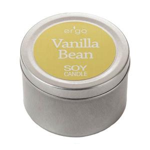 Ergo Soy Candle 2Oz Travel Tins To Go- Vanilla Bean