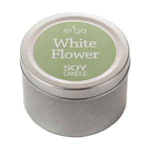 Ergo Soy Candle 2Oz Travel Tins To Go- White Flower