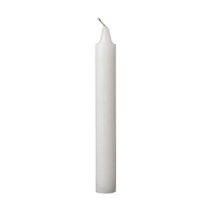 6 Inch Bell Top White Household Candle
