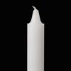 6 Inch Bell Top White Household Candle