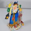 Santa With Snowman Tealight Candle Holder