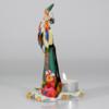 Santa With Toys Tealight Candle Holder