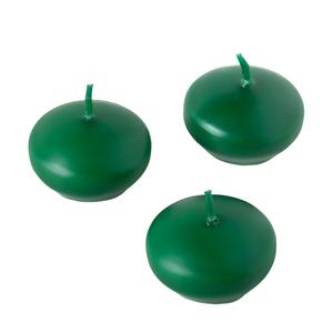 2 Inch Round Floating Candle Disc Floater Green