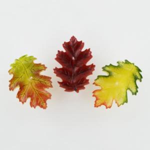 Floating American Oak Leaves Candles - 3 Assorted Colors
