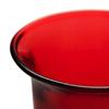 Flared Tealight Glass Cup - Red