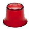 Flared Tealight Glass Cup - Red