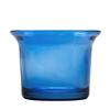 Flared Tealight Glass Cup - Blue