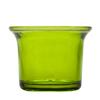 Flared Tealight Glass Cup - Green