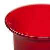 Flared Tealight Glass Cup - Frosted Red