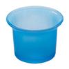 Flared Tealight Glass Cup - Frosted Blue