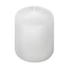 3x4 White Pillar Candle