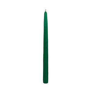 12″ Green Taper Candles
