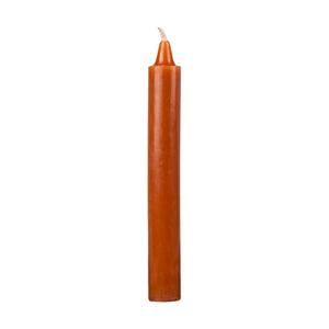 6 Inch Bell Top Brown Household Taper Candle