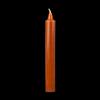 6 Inch Bell Top Brown Household Taper Candle