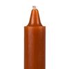 6 Inch Bell Top Brown Household Taper Candle