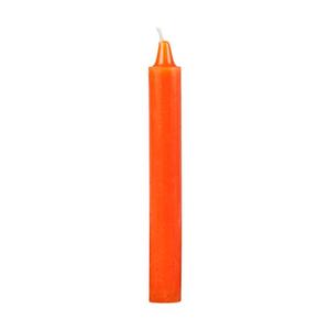 6 Inch Bell Top Orange Household Taper Candle