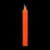 6 Inch Bell Top Orange Household Taper Candle