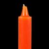 6 Inch Bell Top Orange Household Taper Candle