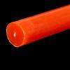 6 Inch Bell Top Orange Household Taper Candle