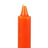 6 Inch Bell Top Orange Household Taper Candle
