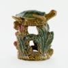 Reptile Turtle On Seaweed Ceramic Oil Burner For Light And Fragrance