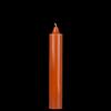 9 Inch Domed Brown Round Jumbo Pillar Candle - Bell Top