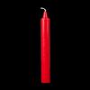 6 Inch Bell Top Red Household Taper Candle