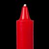 6 Inch Bell Top Red Household Taper Candle