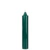 9 Inch Domed Green Round Jumbo Pillar Candle- Bell Top