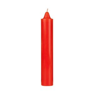 9 Inch Domed Orange Round Jumbo Pillar Candle- Bell Top