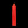 9 Inch Domed Orange Round Jumbo Pillar Candle- Bell Top