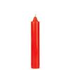 9 Inch Domed Orange Round Jumbo Pillar Candle- Bell Top