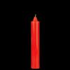 9 Inch Domed Orange Round Jumbo Pillar Candle- Bell Top