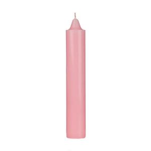 9 Inch Domed Pink Round Jumbo Pillar Candle- Bell Top