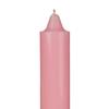 9 Inch Domed Pink Round Jumbo Pillar Candle- Bell Top