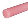 9 Inch Domed Pink Round Jumbo Pillar Candle- Bell Top