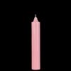 9 Inch Domed Pink Round Jumbo Pillar Candle- Bell Top