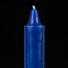 6 Inch Bell Top Blue Household Taper Candle
